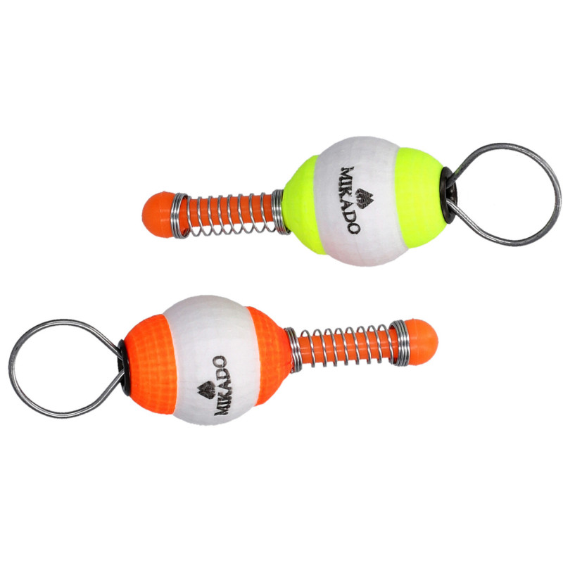 BAIT INDICATOR - NORMAL STYROFOAM size M - RED AND YELLOW - 10 pcs.