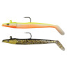 LEURRE SOUPLE ADAM'S LANCEEL 120MM - YELLOW WHITE + GOLD (2 PCS