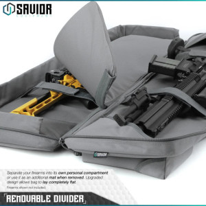 Savior Urban Warfare 36' Double Rifle Case Gris