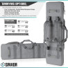 Savior Urban Warfare 36' Double Rifle Case Gris