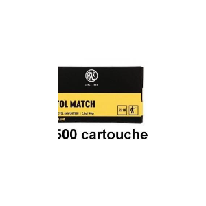 RWS Pistol Match cal.22lr Professionnal Line x500