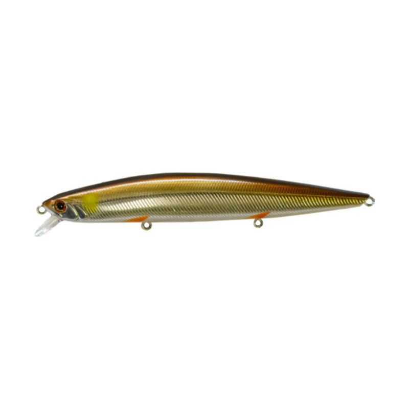 POISSON NAGEUR ADAM'S MINNOW 130 F 115 METALLIC HG REAL AYU