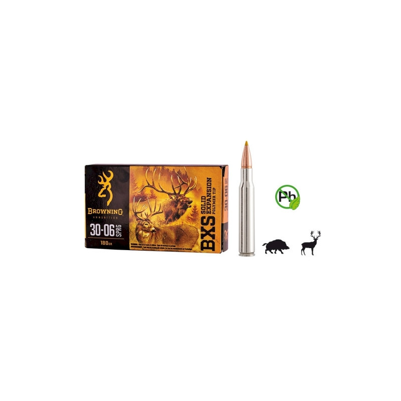 MUNITIONS BROWNING BXS CALIBRE 30-06 - 180 GRAINS 11.66 G