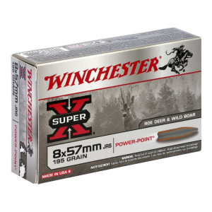 MUNITIONS WINCHESTER 8X57 JRS 195 GRAINS