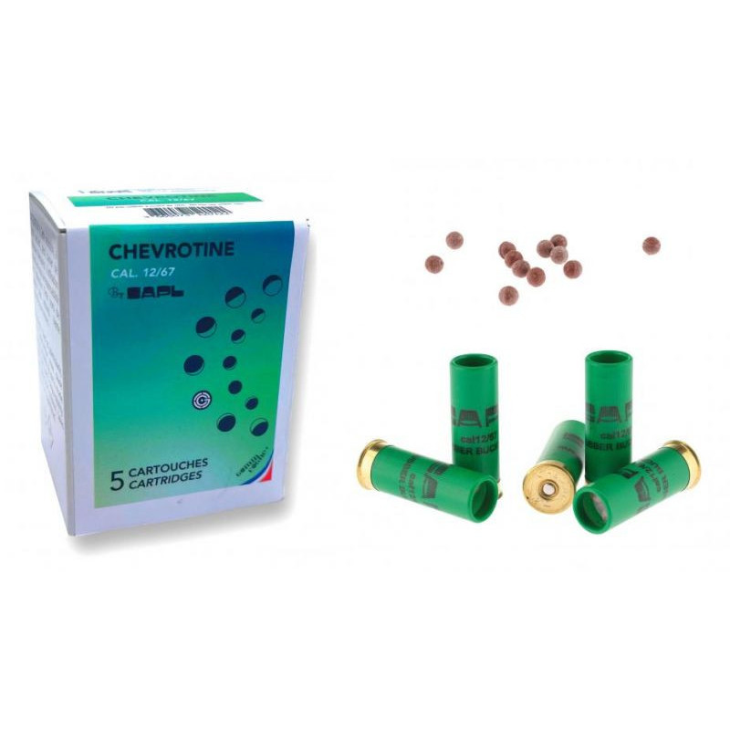 SAPL CHEVROTINE EN CAOUTCHOU CAL 12/67 BTE 5