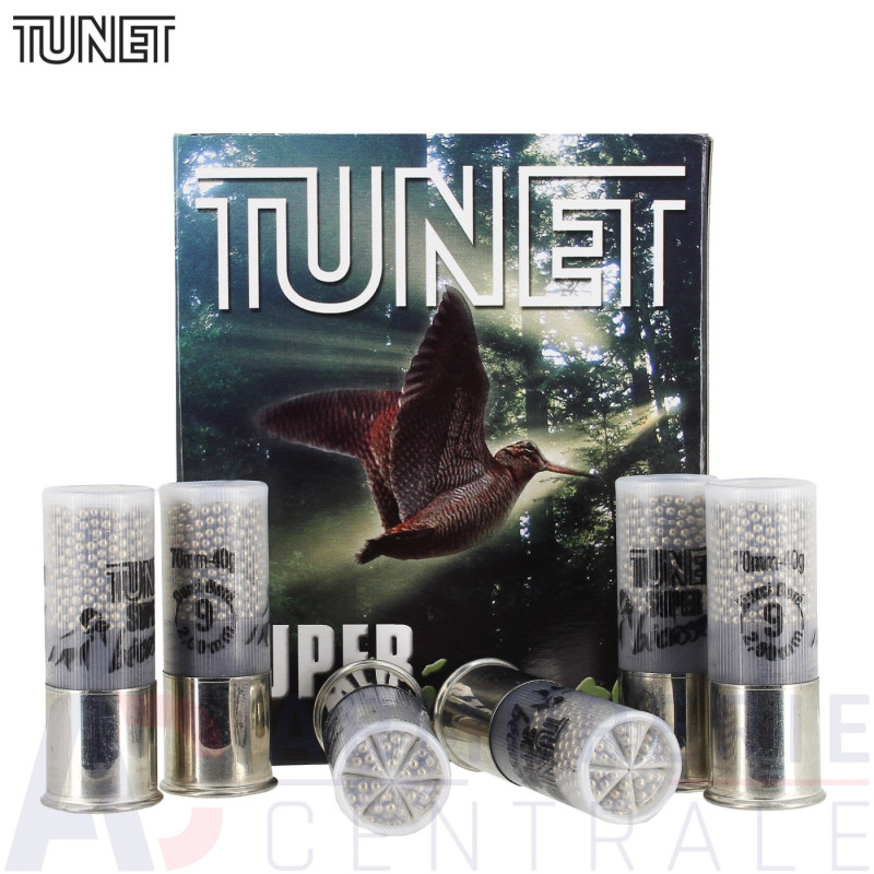 CARTOUCHE TUNET SUPER BECASSE 40 BG PLOMB 9