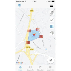 Collier supplémentaire de localisation CANICOM GPS MINI avec stimulation