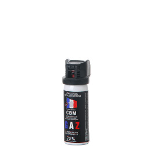 BOMBE GAZ DEFENSE CS CAPOT CLAPET 50ML