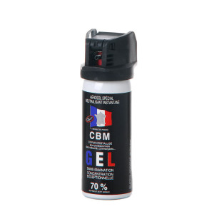 BOMBE GEL DEFENSE CS CAPOT CLAPET 50ML